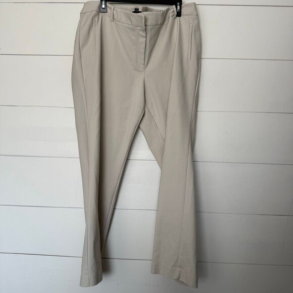 Talbots Women’s 18W Newport Khaki Pants Office Core Career - Picture 1 of 5